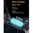 thumbnail image 2 of Ltmate X10-PRO Electric Scooter for Adults - 20 mph Top Speed, 28 Miles Long Range, 10 inch Honeycomb Tires, 330 Lbs Max Load, Foldable E-Scooter, 2 of 7
