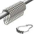 thumbnail image 1 of Last Chance Violete Shower Curtain Hooks Rings Rust- Shower Curtain Rings Hooks 24/36/48Pcs, 1 of 9