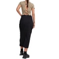 thumbnail image 4 of Genuiskids Long Cargo Skirt for Women with Pockets Vintage Low Rise Baggy Skirt with Pockets Summer Split Midi Skirt Streetwear, 4 of 5