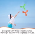 thumbnail image 2 of BRIGHTFUFU 2 uds Boomerangs que regresan Boomerang triangular Boomerang suave Boomerang al aire libre para niños adultos, 2 of 8