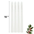thumbnail image 3 of Taper Candles 10'' Colored Candle Sticks Set of 8 | Vanilla Cream Scented, Natural Soy Wax | Home Decor Kitchen Decor Wedding Decorations (Natural White), 3 of 3
