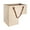 Beige color, variant on Stair Basket with Leather Handles Felt L-Shape Large Capacity Stair Step Bag Foldable Staircase Organizers for Clothes