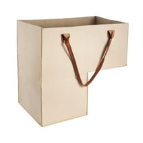 BELOWSYALER Foldable Stair Storage Bag with Handles Large Capacity Stairs Clothes Organizers Washable Staircase Ladder Basket