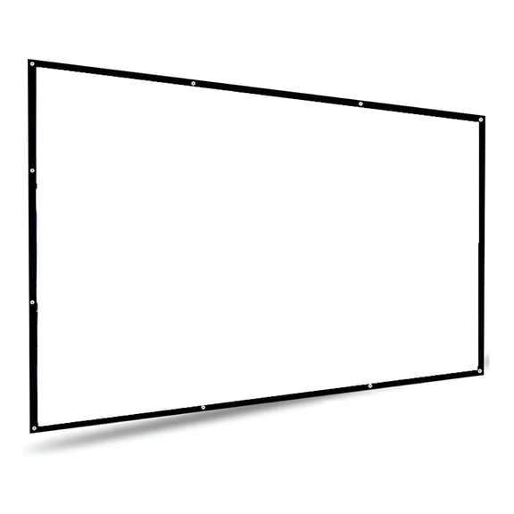 GJX 2026 New 100 Inch Projector Screen 16:9 Foldable Wrinkle Resistant Precise Holes Hd Projector Screen for Outdoor for Home Theater,Camping,Parties,Presentations