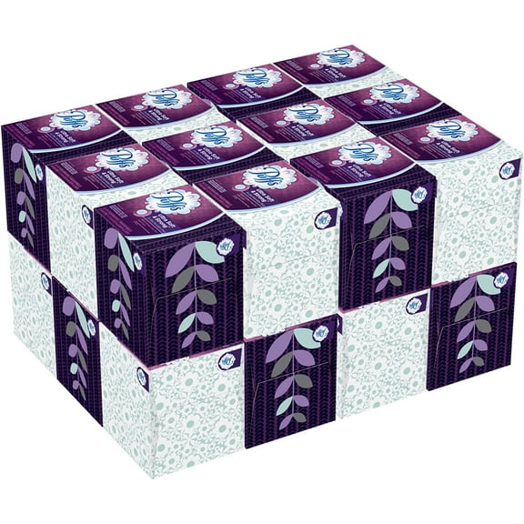 Puffs Ultra Soft & Strong Facial Tissues, 56 Count (Pack of 24)