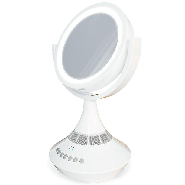The Atomi 9" LED Vanity Mirror + Speaker