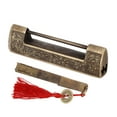 thumbnail image 3 of Candado de Latón Jadeshay Cerradura antigua china Retro, 3 of 8