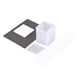 thumbnail image 5 of Caja para sujetar pestañas postizas con tablero magnético, expositor portátil para pestañas postizas Gris, 5 of 9