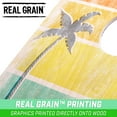 thumbnail image 2 of GoSports Regulation Size Premium Wooden Cornhole Set - Includes Two 4' x 2' Boards, 8 Bean Bags, Carrying Case and Game Rules - Retro Beach, 2 of 6