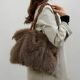 thumbnail image 4 of CHUMUD Furry Purse Winter Fluffy Bags for Women Fuzzy Tote Bag Handbags Faux Fur Bag Fluffy Shoulder Crossbody Bag, 4 of 5