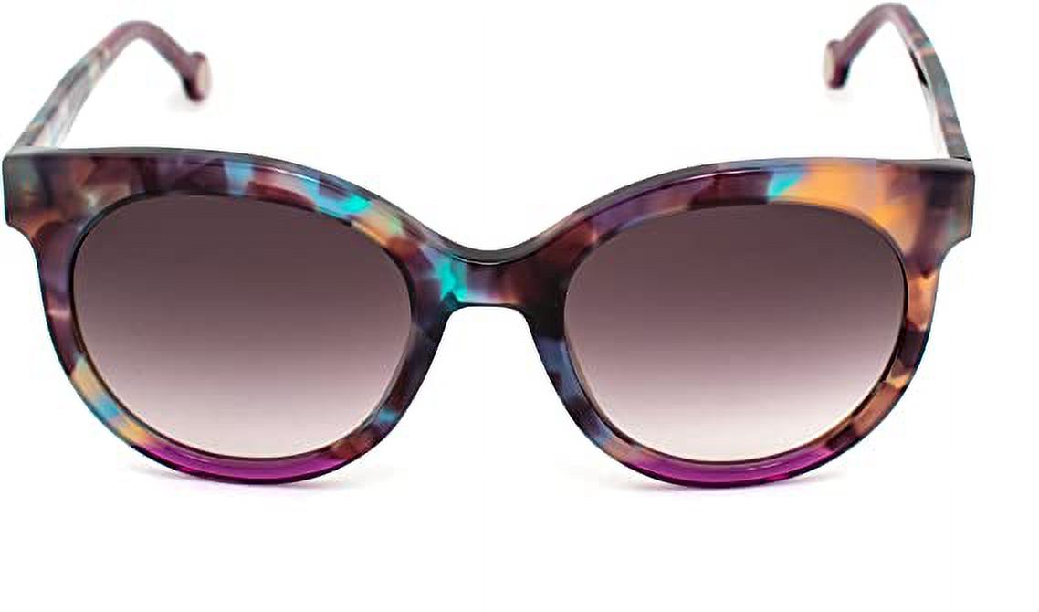 Carolina Herrera Grey Round Ladies Sunglasses SHE745 05AH 51  display picture 2