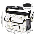 thumbnail image 3 of Universal Stroller Organizer, Stroller Caddy with Detachable Strap& Heightened Insulated Cup Holders & Non-slip Secure Hooks Accessories, Fits Most Strollers, 3 Ways to Carry, 3 of 6