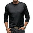 thumbnail image 2 of VJATTWR Men's Crew Neck Long-Sleeve T-Shirt Pocket Tee Xxl, 2 of 8