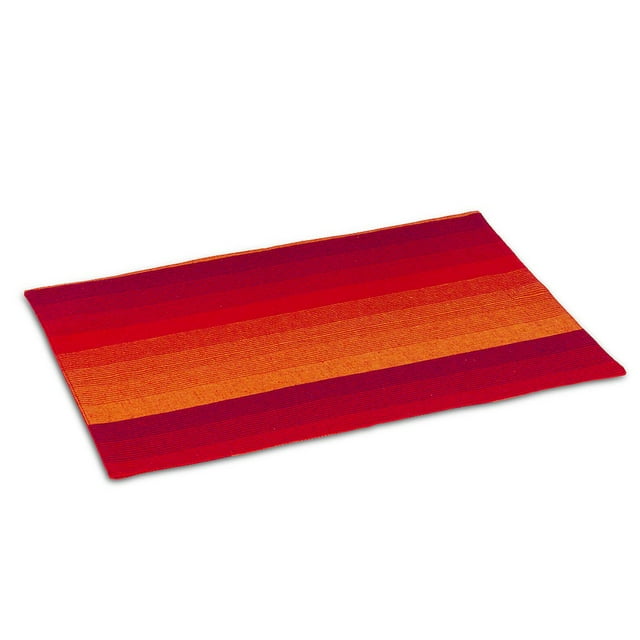 Set of 4 Ombre Stripe Reversible Table Mat