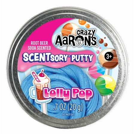 Crazy Aaron’s SCENTsory Putty, Lolly Pop, Blue, Ages 3 and Up