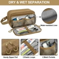 thumbnail image 2 of Bolsa de viaje Prokva Tactical para hombre, color caqui, 2 of 7