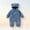 Light Blue, variant on Baby Snowsuit Newborn Winter Hooded Romper Fleece Snowsuit Baby Jumpsuit Cartoon Bear Winter Coat for Girls and Boys Gray 3-6 Months
