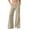 *Khaki, variant on ClodeEU Women's Elastic Waist Wide Leg Pants,Casual Loose Trousers with Pockets Khaki,Women's Plus XXL