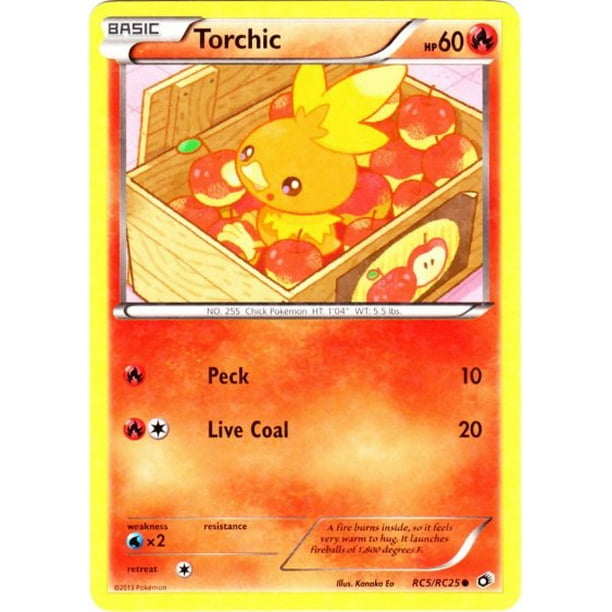 Pokemon Legendary Treasures Radiant Collection Torchic Rc5 Walmart Com Walmart Com