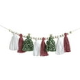 thumbnail image 5 of 8PCS 16.2" Boho Christmas Tassel Garland with Wooden Beads, Bohemian Wall Decor for Holiday, Party, Wedding & Photography Backdrop, 5 of 9
