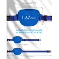thumbnail image 6 of Tiantian Baodan 1 Pcs Dog Treat Pouch with Training Clicker, Upgrade Stronger Magnetic Closure to Avoid Spilling, 1.67 Cup Silicone Treat Bag Fanny Pack with Waist Belt for Pet Training Walk (Blue), 6 of 6