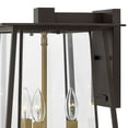 thumbnail image 5 of 2105KZ Hinkley Lighting Walker - Large Outdoor Wall Lantern Aluminum Approved for Wet Locations - Transitional and Craftsman Style - 11.5 Inch Wide by, 5 of 17