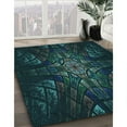 thumbnail image 2 of Ahgly Company Indoor Rectangle Patterned Night Black Area Rugs, 6' x 9', 2 of 6