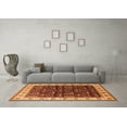 thumbnail image 3 of Ahgly Company Indoor Rectangle Oriental Orange Industrial Area Rugs, 7' x 9', 3 of 4