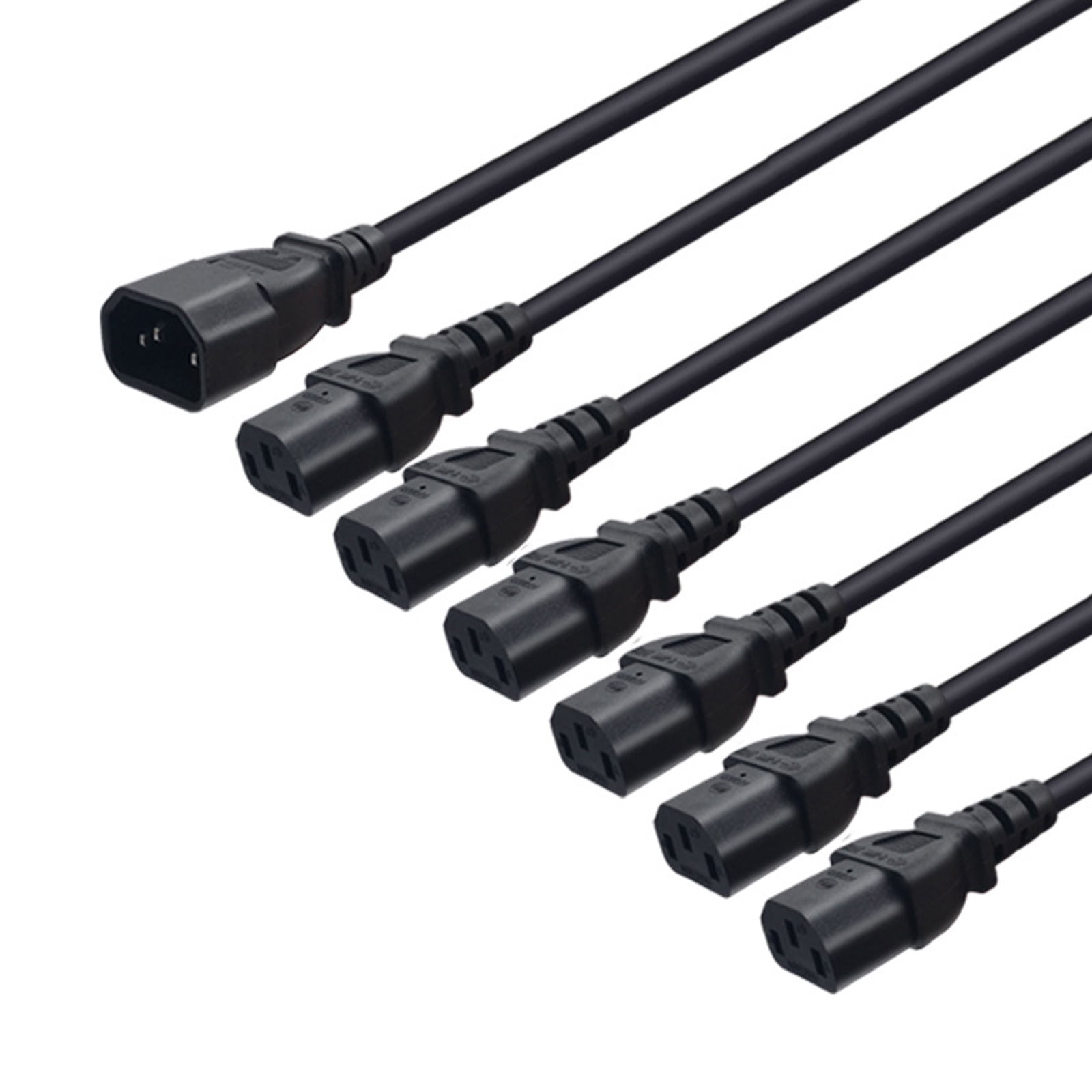 Power Cable C14 to 6xC13 Extension Cord Heavy Gauges Power Extension Cable Power Cord 10A250V Power Supplies