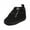Black, variant on YUNCITY Toddler Baby Boy Girl Shoes First Fashion Shoes Kid Walkers Solid Cross-Tied Shoes Black 0-6 Months