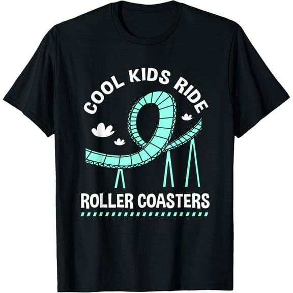 Exquisite and comfortable-Cool Kids Ride Roller Coasters Funny Roller Coaster T-Shirt
