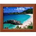 thumbnail image 2 of Overview of Waimea Bay on the North Shore, Waimea, U.S.A., Scenic Framed Art Print Wall Art by Ann Cecil Sold by Art.Com, 2 of 5