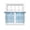 Light Blue, variant on Light Blue Sheer Curtains 54 Inch Length 2 Panels Set Window Treatments, Modern Abstract Art Ombre Striped Rod Pocket Semi Curtains for Living Room/Bedroom/Kitchen Décor, 104"W x 54"L