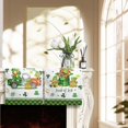 thumbnail image 5 of St. Patrick's Day Kitchen Towel Watercolor Shamrock Clover Truck Dish Towel Green Plaid Home Decor Hand Towel Gnome with Hat Bathroom Towels for Cooking Cleaning Wipes, 14.4x28.3 Inch, 2 Pcs, 5 of 7