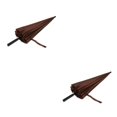 thumbnail image 4 of Transemion Women Mens Extra Large Manual Business Umbrella Windproof Golf Coffee 2Set, 4 of 6
