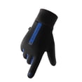 thumbnail image 5 of Guantes para exteriores con pantalla táctil para hombres y mujeres, de otoño e invierno, con forro polar, resistentes al viento, cálidos y de terciopelo, bonitos guantes de ciclismo para deportes, 5 of 5
