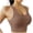 Brown, variant on Naittoop High Impact Sports Bras for Women High Support, Strappy Criss Cross Back Athletic Workout Tank Top with Built in Bra