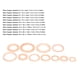 thumbnail image 3 of Kit surtido de arandelas planas de cobre rojo NikouMX 300 piezas, 3 of 8