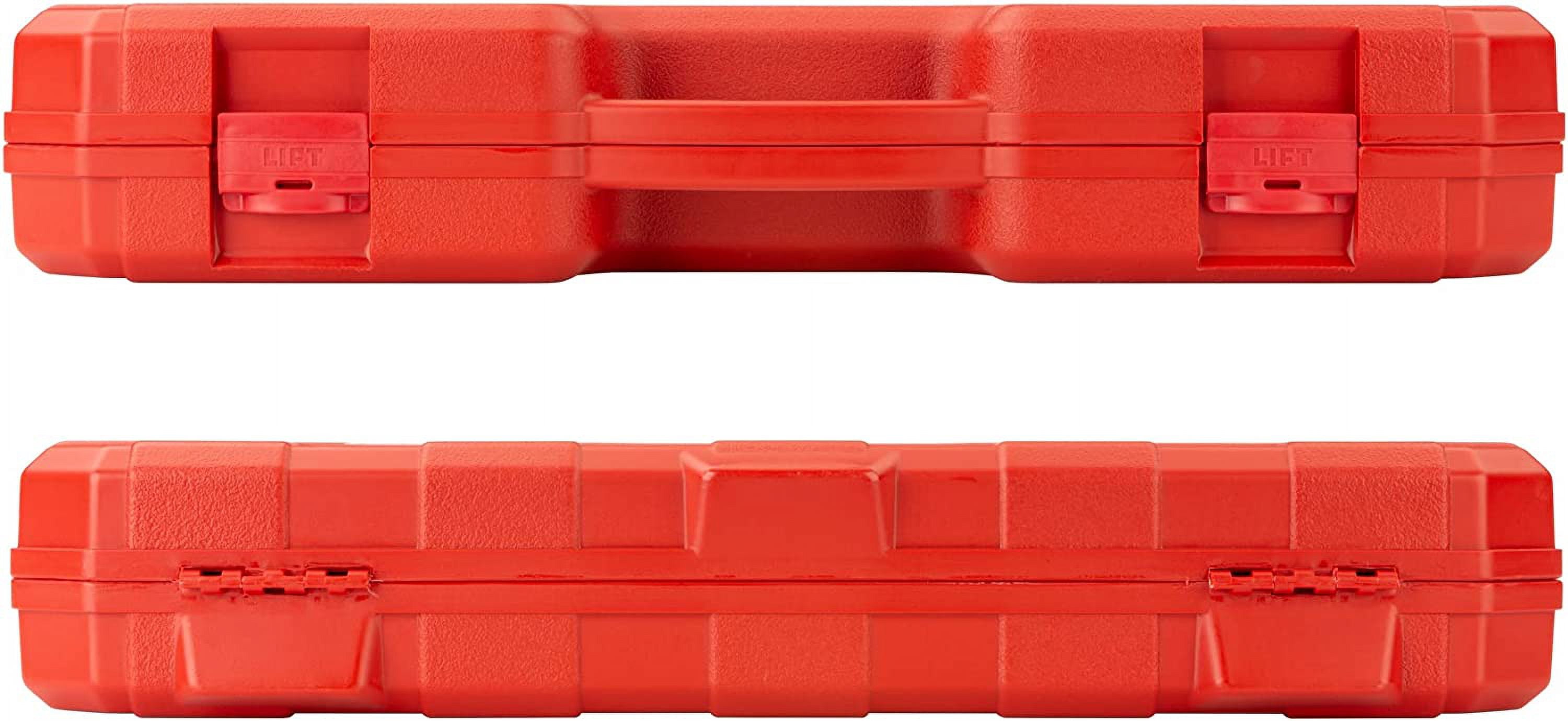 TEKTON 1/2 Inch Drive Deep 6-Point Impact Socket Set with Case, 31-Piece (8 - 38 mm) | SID92335