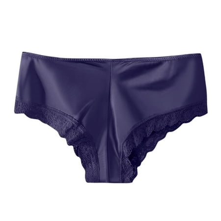 Vs Panties Medium Comfort Items for Women under 5 Womens Underwear Bikini Panties Lace Soft Hipster Panty Ladies Stretch Full Briefs
