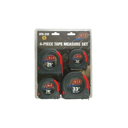 ATD Tools 330 4-Piece Tap Measure Set