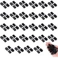 thumbnail image 1 of 100pcs Zipper Pulling Rope Lock End Piece Zipper Clip Buckle Head Plastic Zippers Ropes Stopper Ropes Cap Making Kit Quick Unbound Lace Ironman Triathlon Running Shoes, 1 of 6
