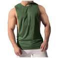 thumbnail image 2 of Mens Tank Top Thin Quick Dry Gym Cut Off Sleeveless T Shirts Breathable Vest Regular Fit Men'sTank Tops, 2 of 3