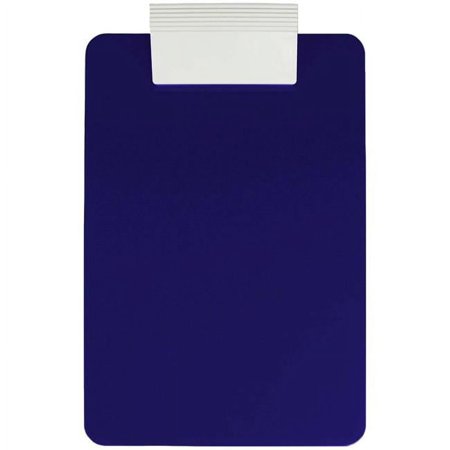 UPC: 0044357216097 | Saunders SAU21609 8.5 x 11 in. Low Profile Plastic protective Clipboard  Blue