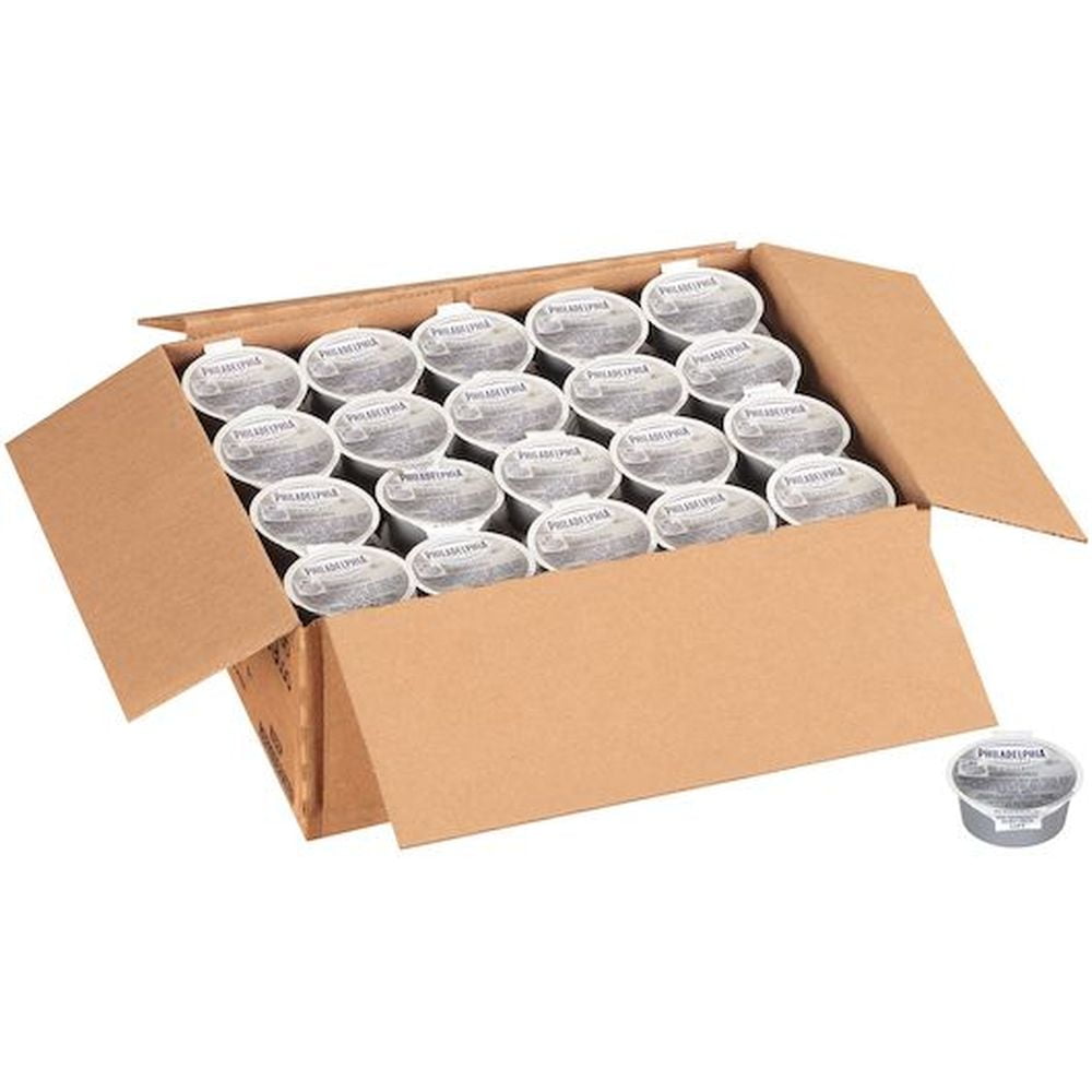 Philadelphia Original Cream Cheese Cup, 3/4 Ounce -- 100 per Case.