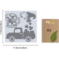 thumbnail image 2 of 12 Inch Large Car Stencil St. Patrick's Day Shamrock Templates Reusable Lucky Clover Plastic Square Gnome Cup Stencils Leprechaun Sign for Painting on Wood Wall Scrapbook Floor Tile, 2 of 8