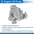 thumbnail image 5 of Unique Bargains No.151000H010/151000H060/1510028020/19185349/M373 Engine Oil Pump for LEXUS HS250H 2010-2012 Pressure Pump, 5 of 7