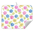thumbnail image 5 of Ryvnso Daisy Flowers Dish Drying Mat for Kitchen Countertop 18x24 Large Dish Pad Drainer Rack Dish Sink Mats, 5 of 7