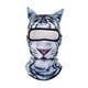 thumbnail image 2 of Pasamontañas con capucha para hombre y mujer, resistente al viento, para snowboard y pesca Tigre blanco, 2 of 9