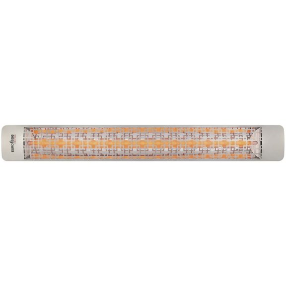 Eurofase Heating - 3000 Watt Single Element 61 Inch Electric Patio Heater-208 Voltage-Stainless Steel Finish-Brix Decorative Fascia